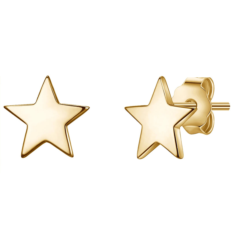 Ohrstecker gold Stern