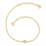 Armband gold Topas