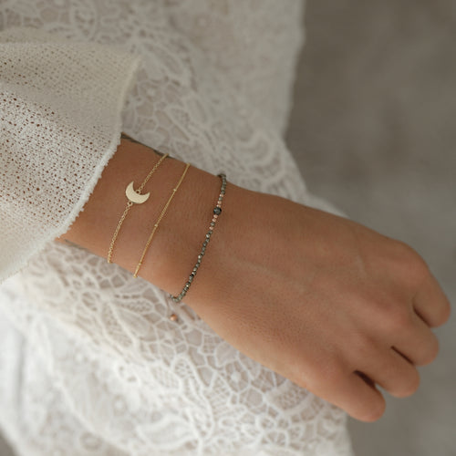 Armband MOND gelbgold