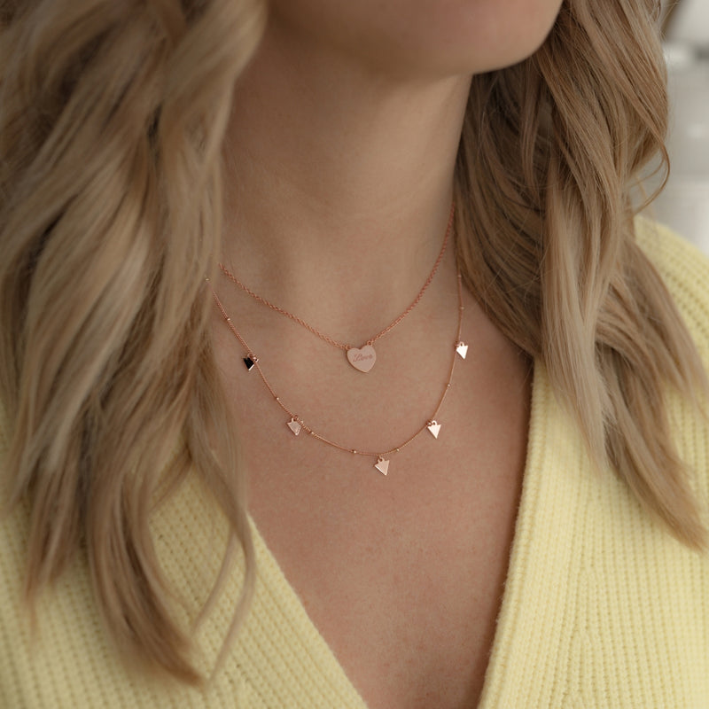 Kette LOVE roségold