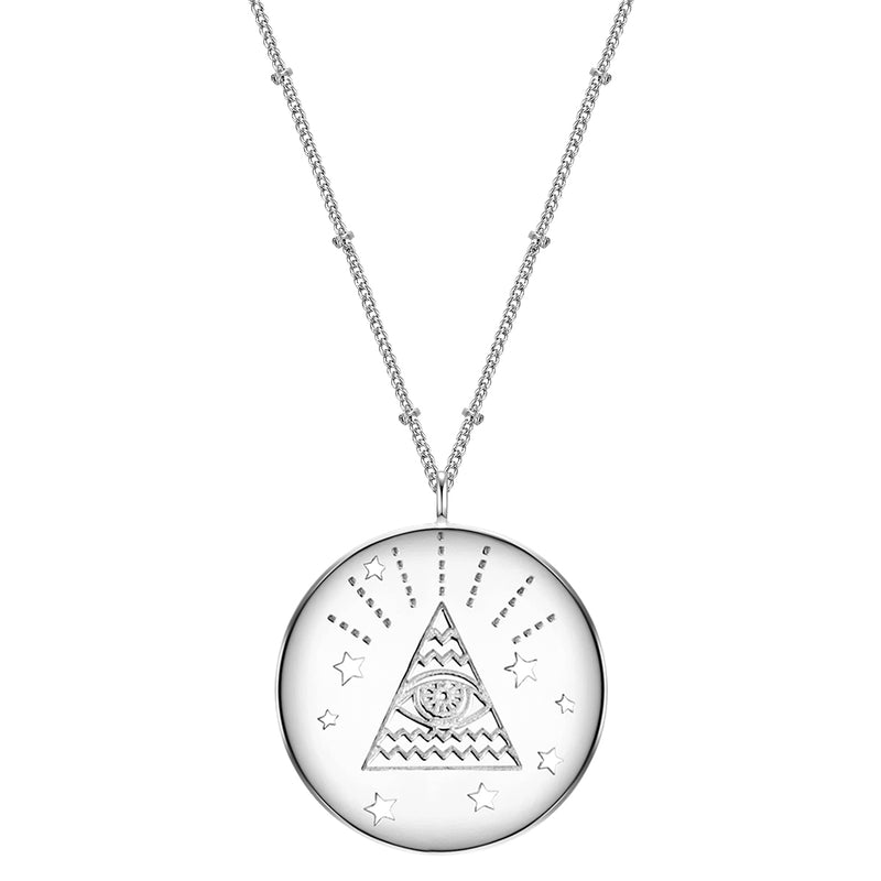 Kette ALLSEHENDES AUGE silber