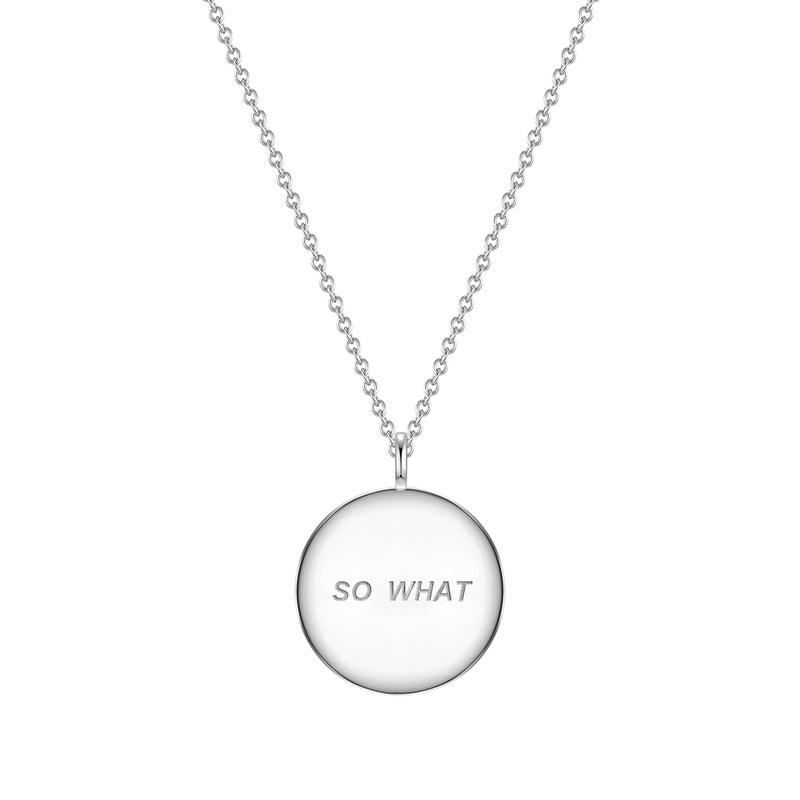 Kette SO WHAT silber