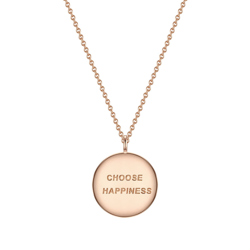 Hals Kette Choose happiness