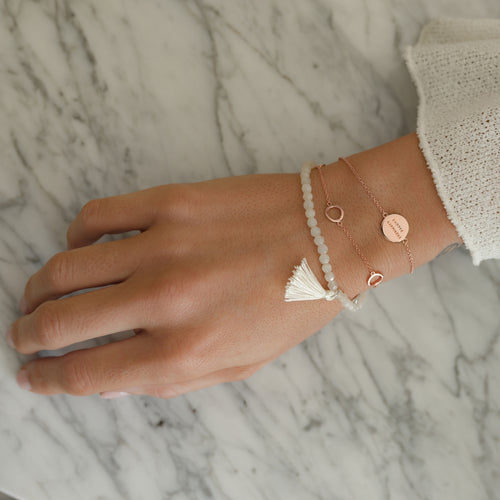 Armband Choose happiness roségold