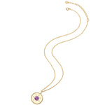 Halskette Amethyst gold