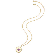 Halskette Amethyst gold