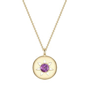 Halskette Amethyst gold