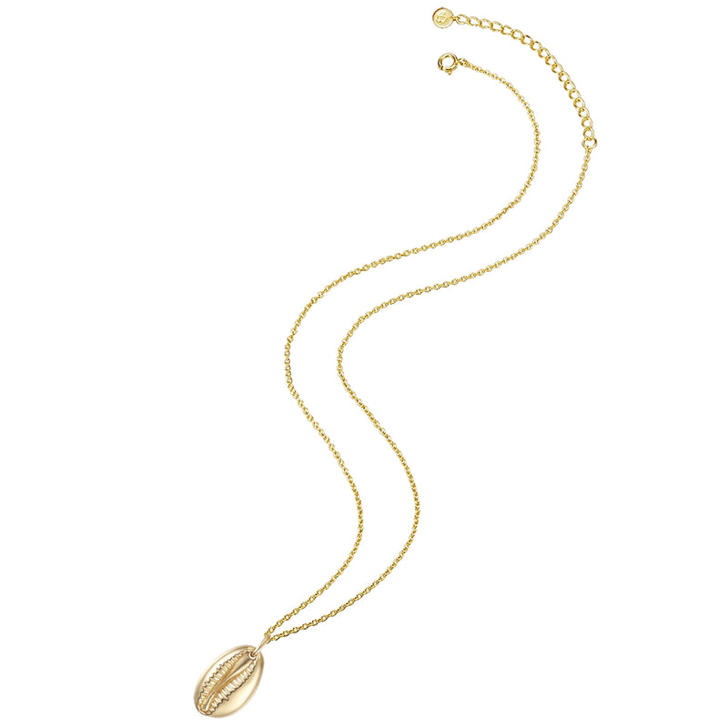 Halskette Muschel gold