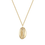 Halskette Muschel gold