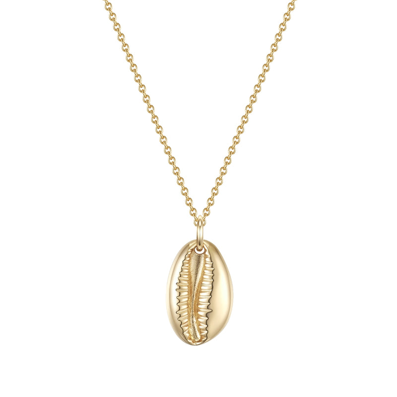 Halskette Muschel gold