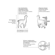 Ohrstecker silber Alpaka