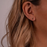 Ohrstecker gold Alpaka