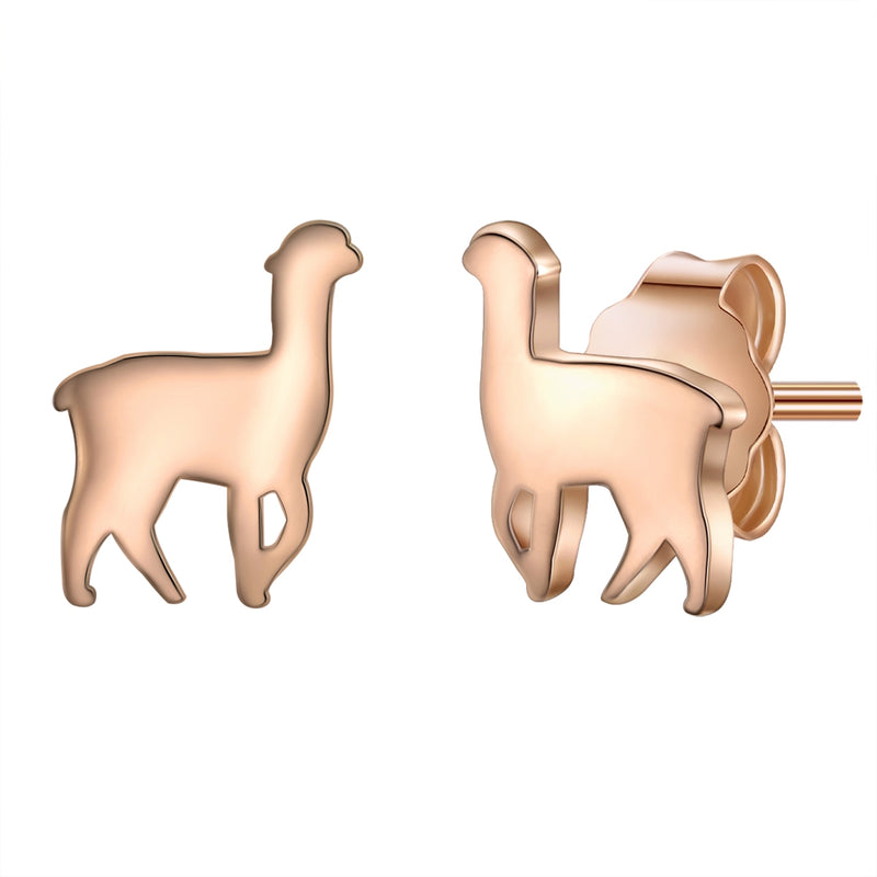 Ohrstecker roségold Alpaka