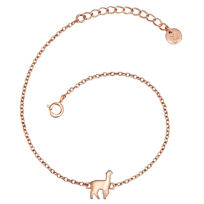 Armband Alpaka roségold aus 925er Silber rosévergoldet