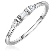 Silber Ring Zirkonia