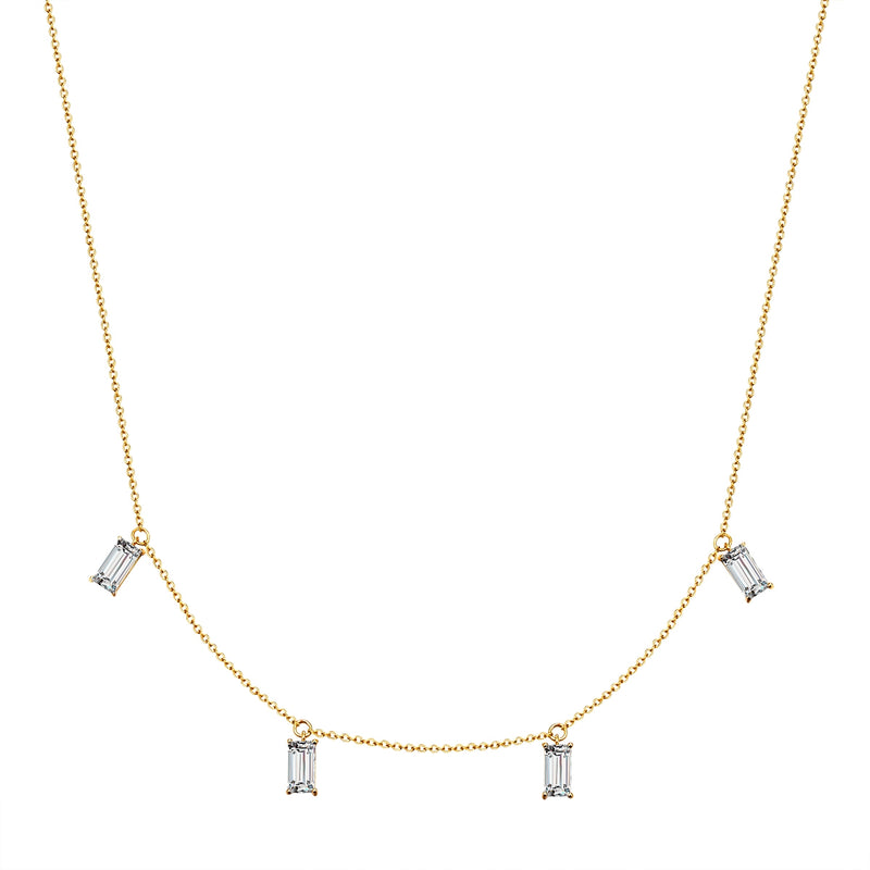 Kette mit Zirkonia gelbgold
