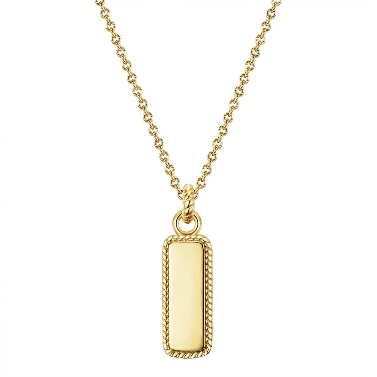 Halskette mit Anhänger gold