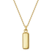 Halskette mit Anhänger gold