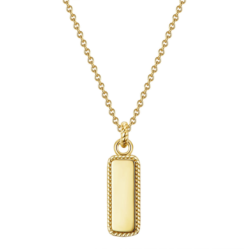 Halskette mit Anhänger gold