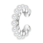 Ear cuff silber Perlen