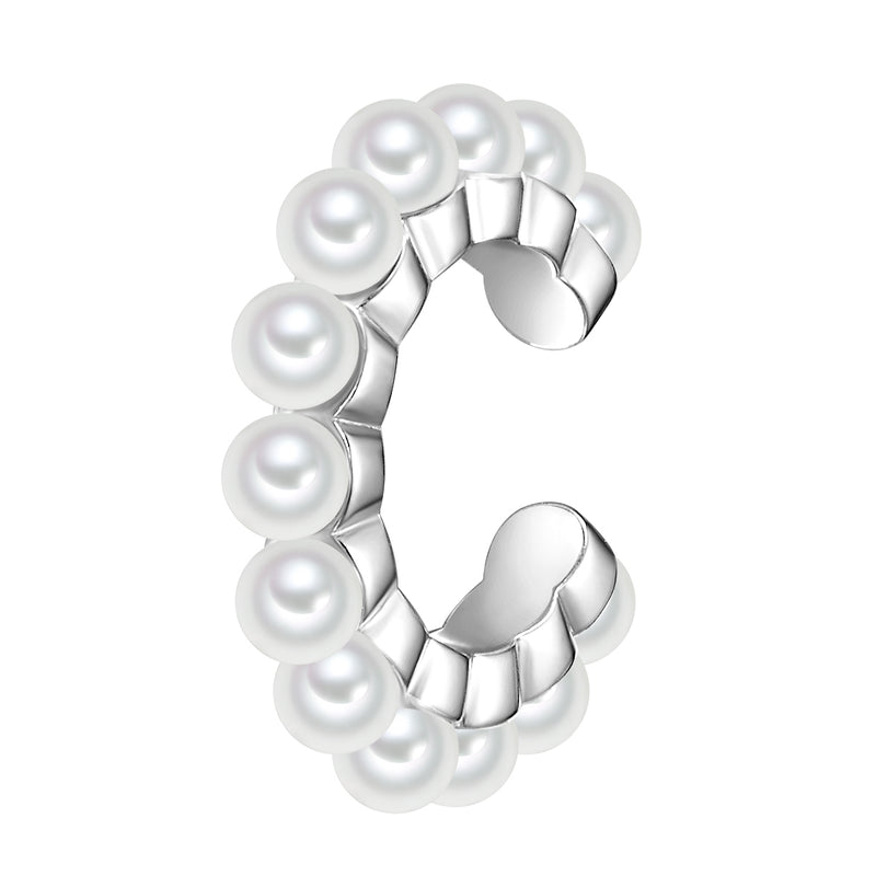 Ear cuff silber Perlen