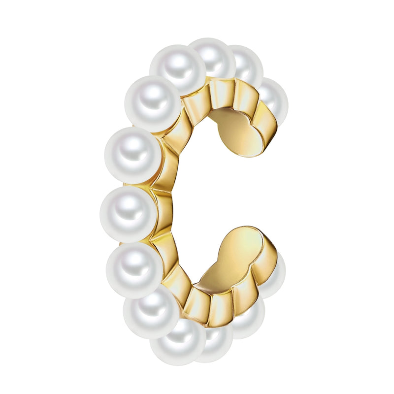 Ear cuff gold Perlen