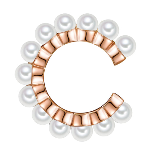 Ear cuff Perlen roségold