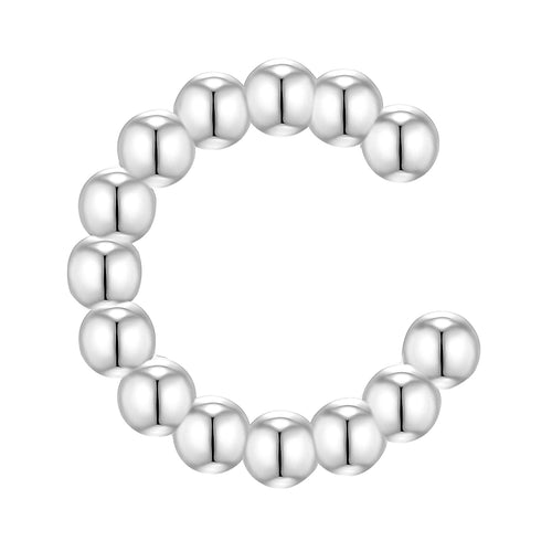 Ear cuff silber Kugeln