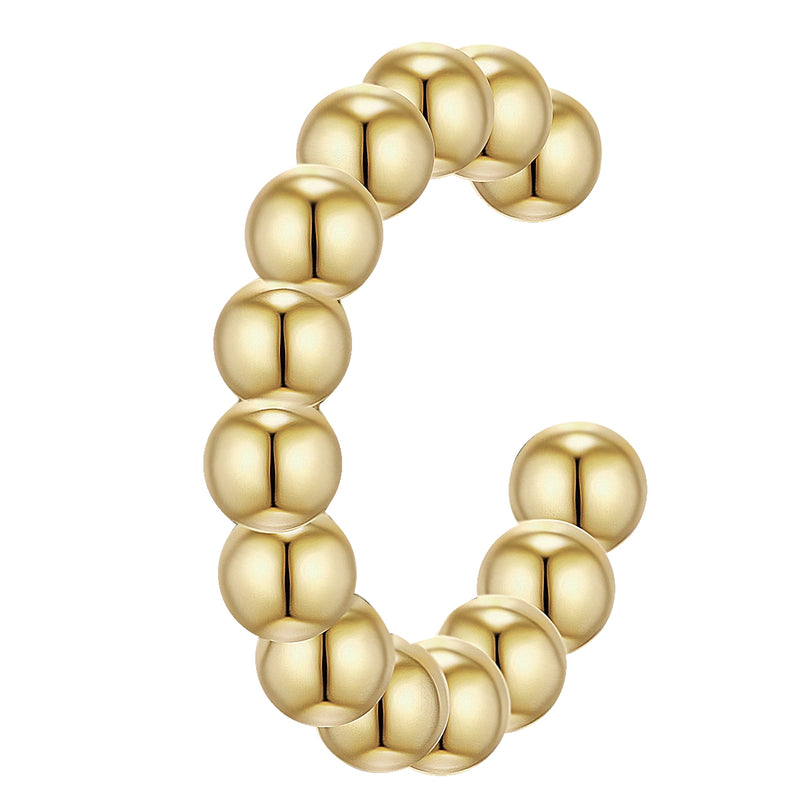 Ear cuff gold Kugeln