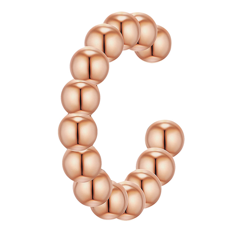 Ear cuff roségold Kugeln