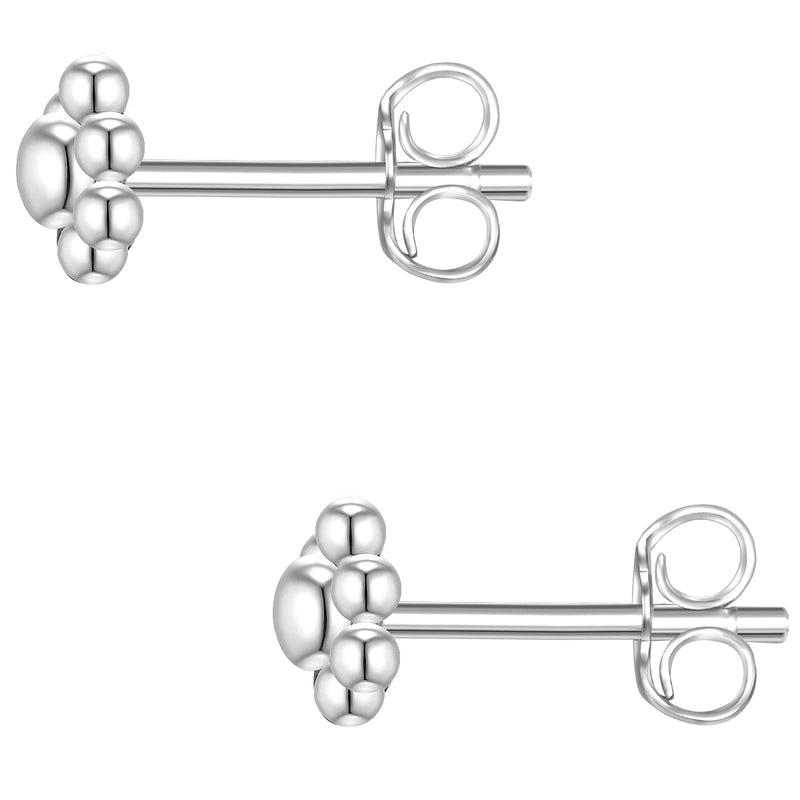Ohrstecker silber Kugeln