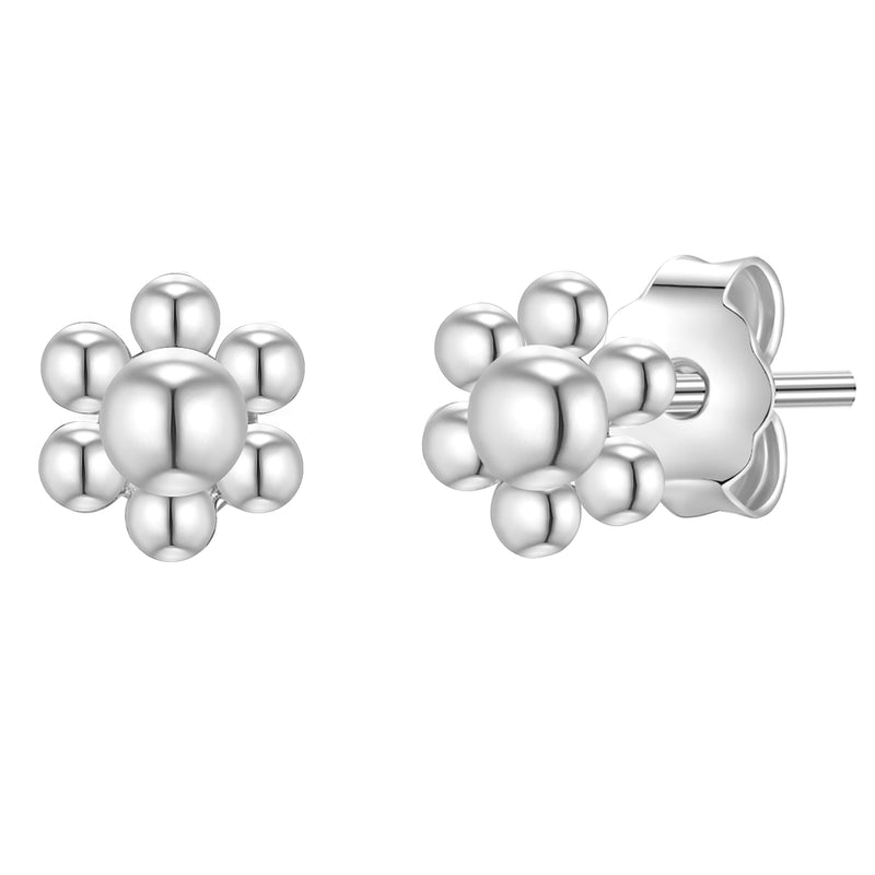 Ohrstecker silber Kugeln