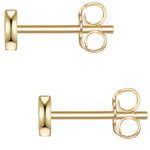 Ohrstecker KREIS gelbgold