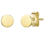 Ohrstecker KREIS gelbgold