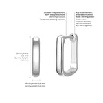 Creolen Silber Geo