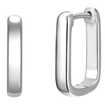 Creolen Silber Geo