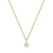 Kette mit Zirkonia gold