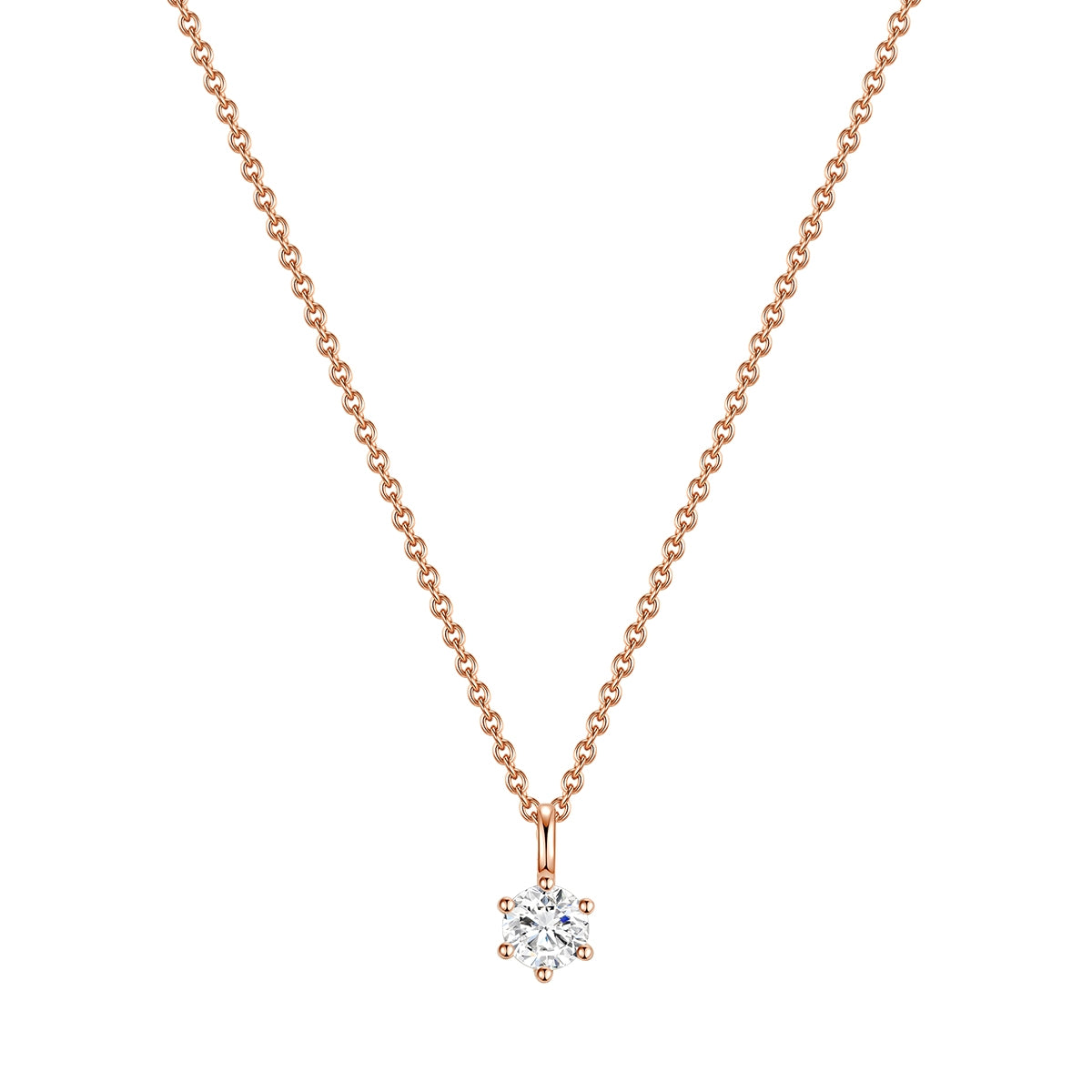 Kette mit Zirkonia roségold