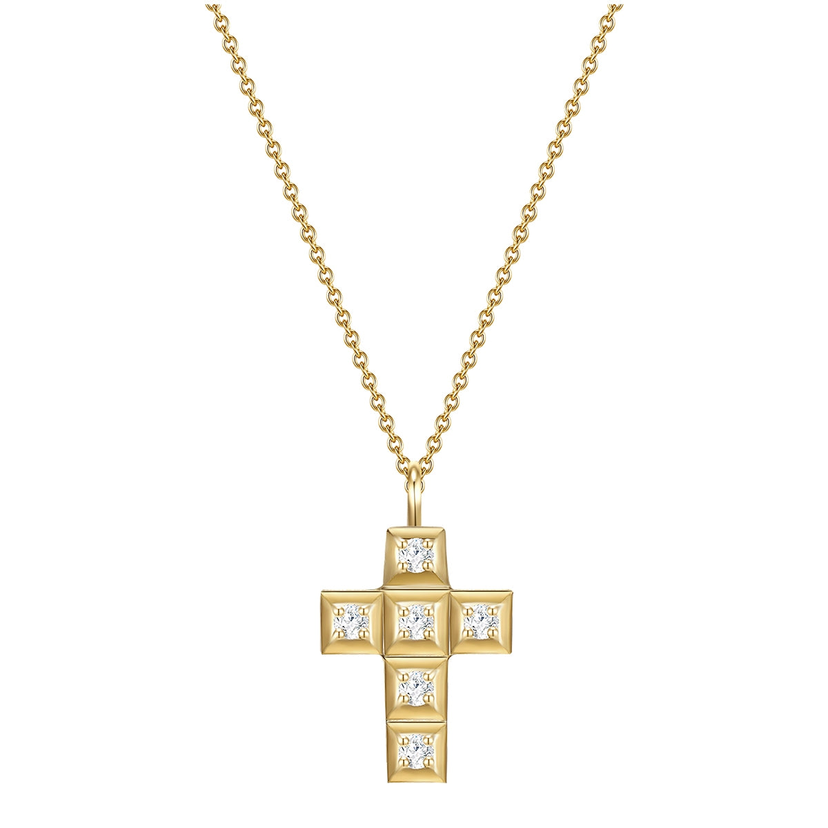 Kreuz Kette Zirkonia