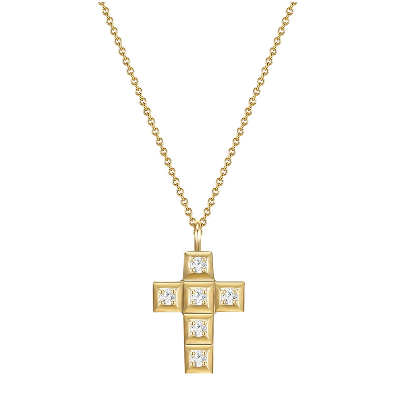 Kreuz Kette Zirkonia