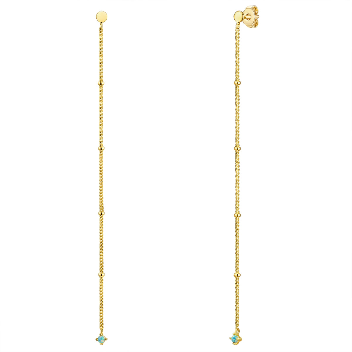 Ohrstecker gold hängend