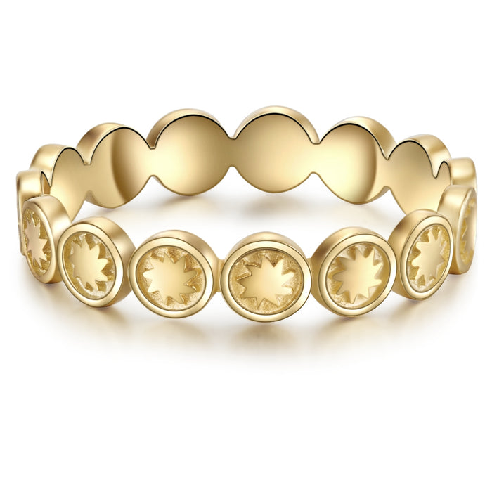 Silber Ring Sonne