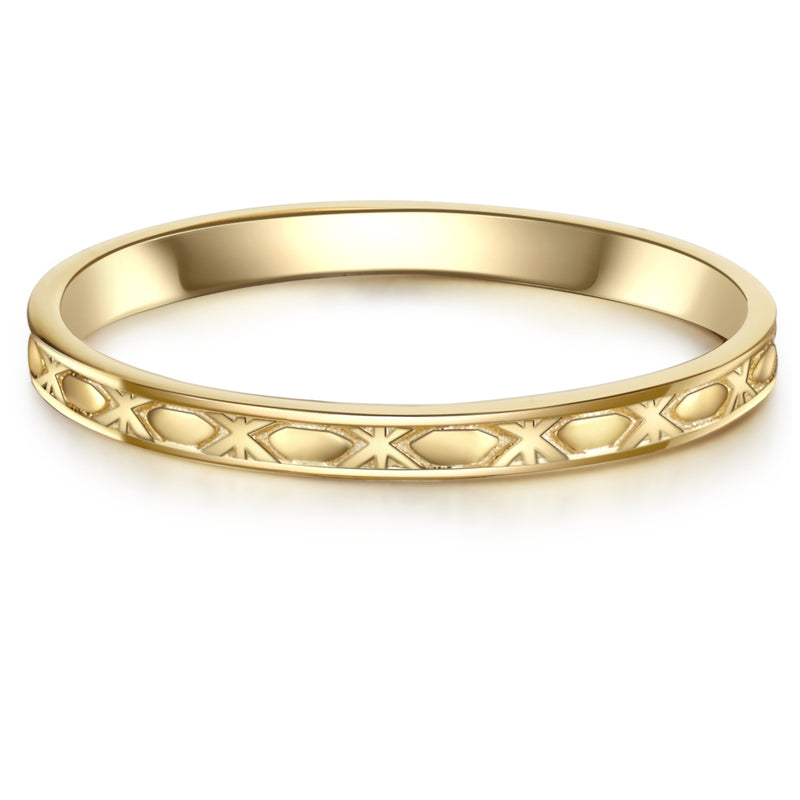 Ring gelbgold mit Motiv