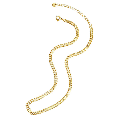 Panzerkette gold Zirkonia