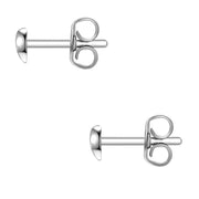 Ohrstecker klein silber Herz