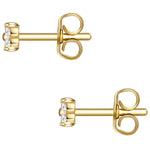 Ohrstecker gold Zirkonia