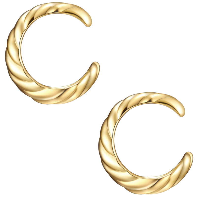 Ohrklemme gelbgold, 2 Stück