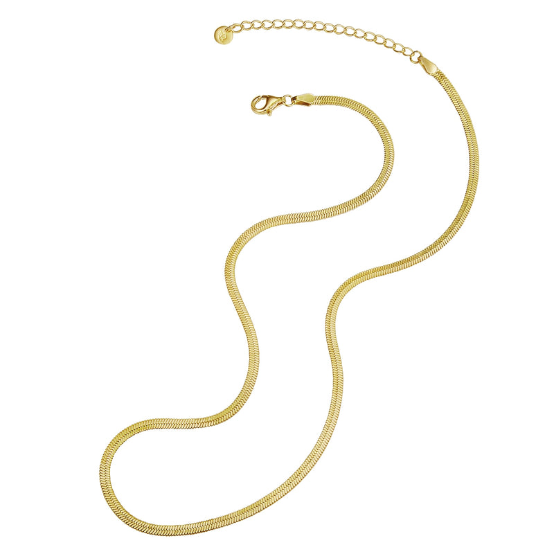Schlangenkette gold