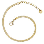 Schlangenarmband gold
