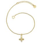 Armband KREUZ gelbgold